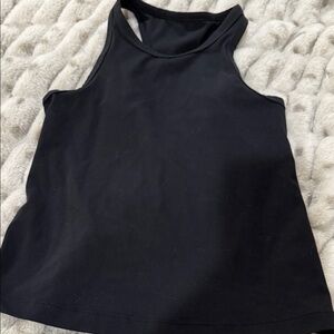 Black Women's Racerback Tank Top EUC Nulu material size 6